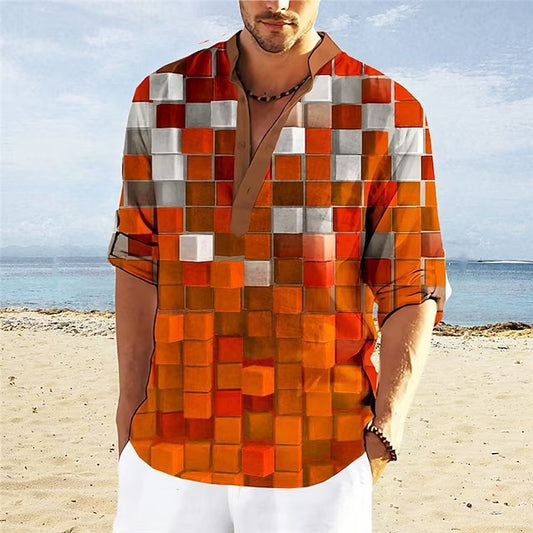 3D Print Men's Casual Shirt - Designs By CRF