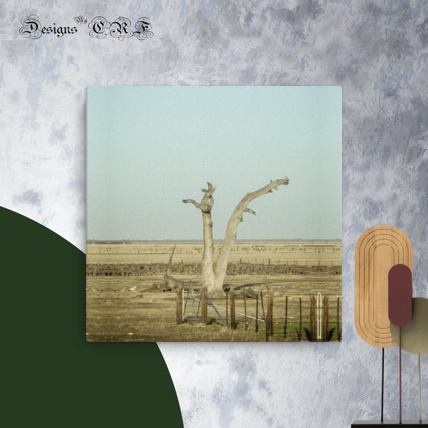 Australian The Lonely Tree Thin canvas - Designs By CRF