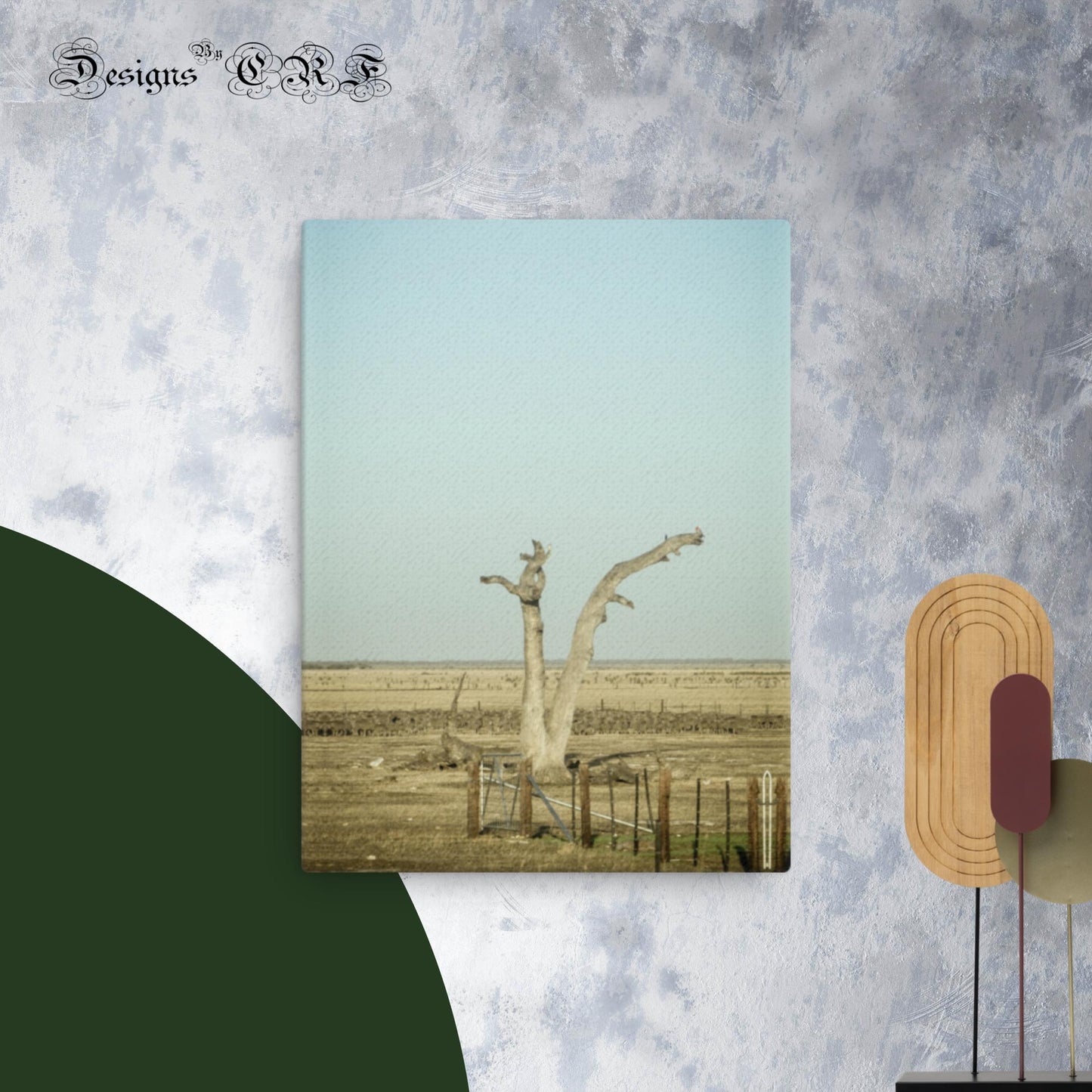 Australian The Lonely Tree Thin canvas - Designs By CRF