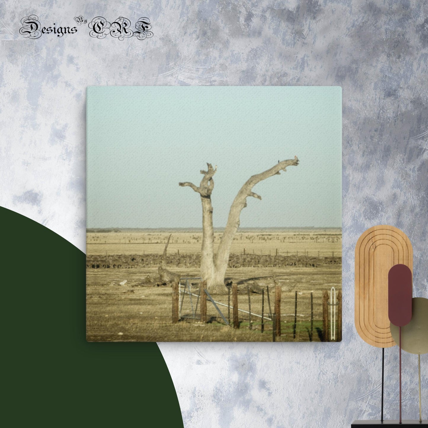 Australian The Lonely Tree Thin canvas - Designs By CRF