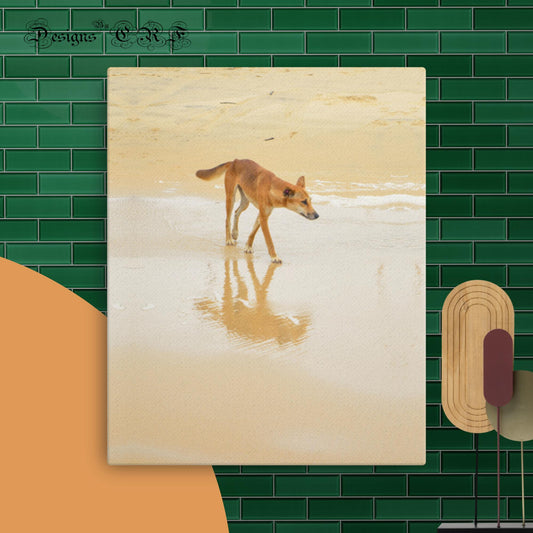 Australian Lone Dingo Thin canvas - Designs By CRF