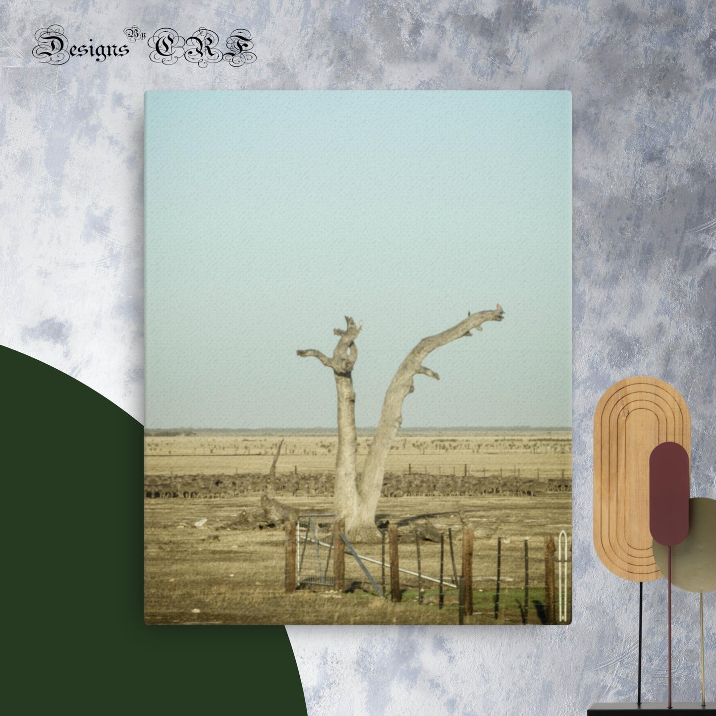 Australian The Lonely Tree Thin canvas - Designs By CRF