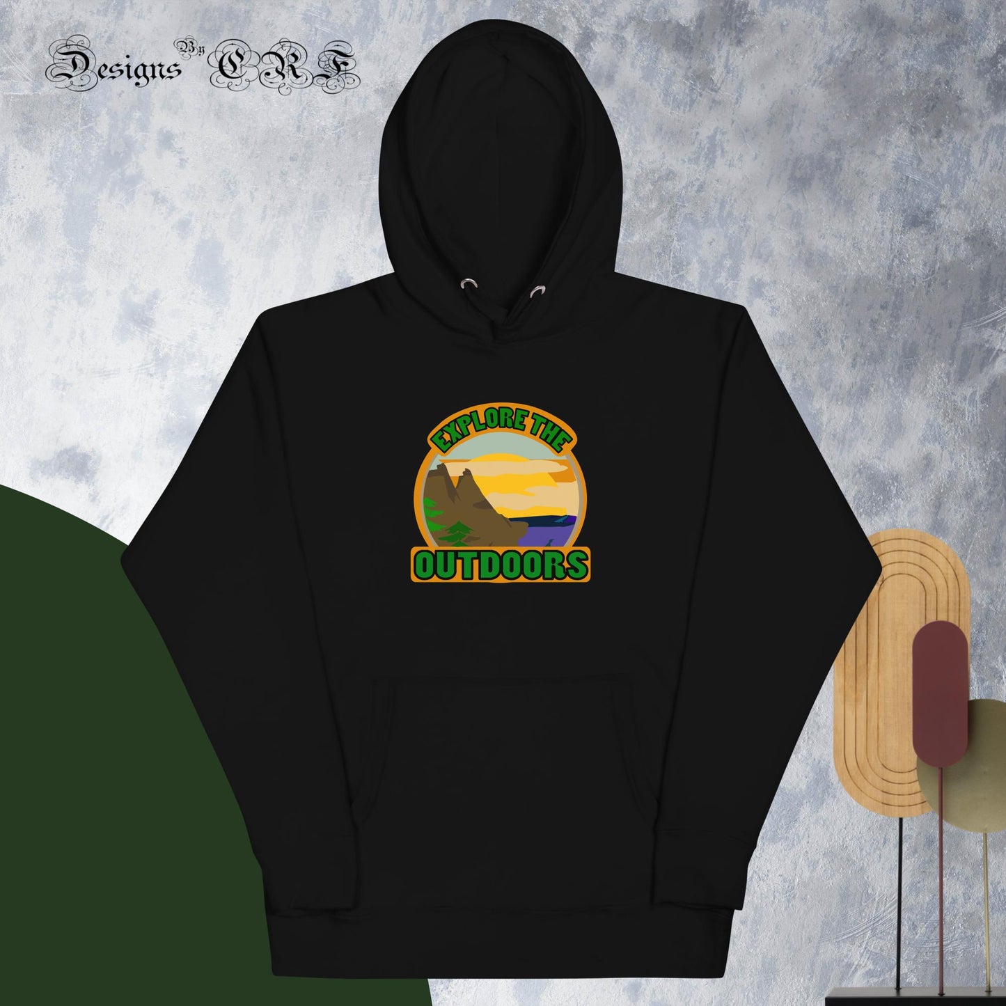 "Explore The Outdoors" Unisex Hoodie - Designs By CRF