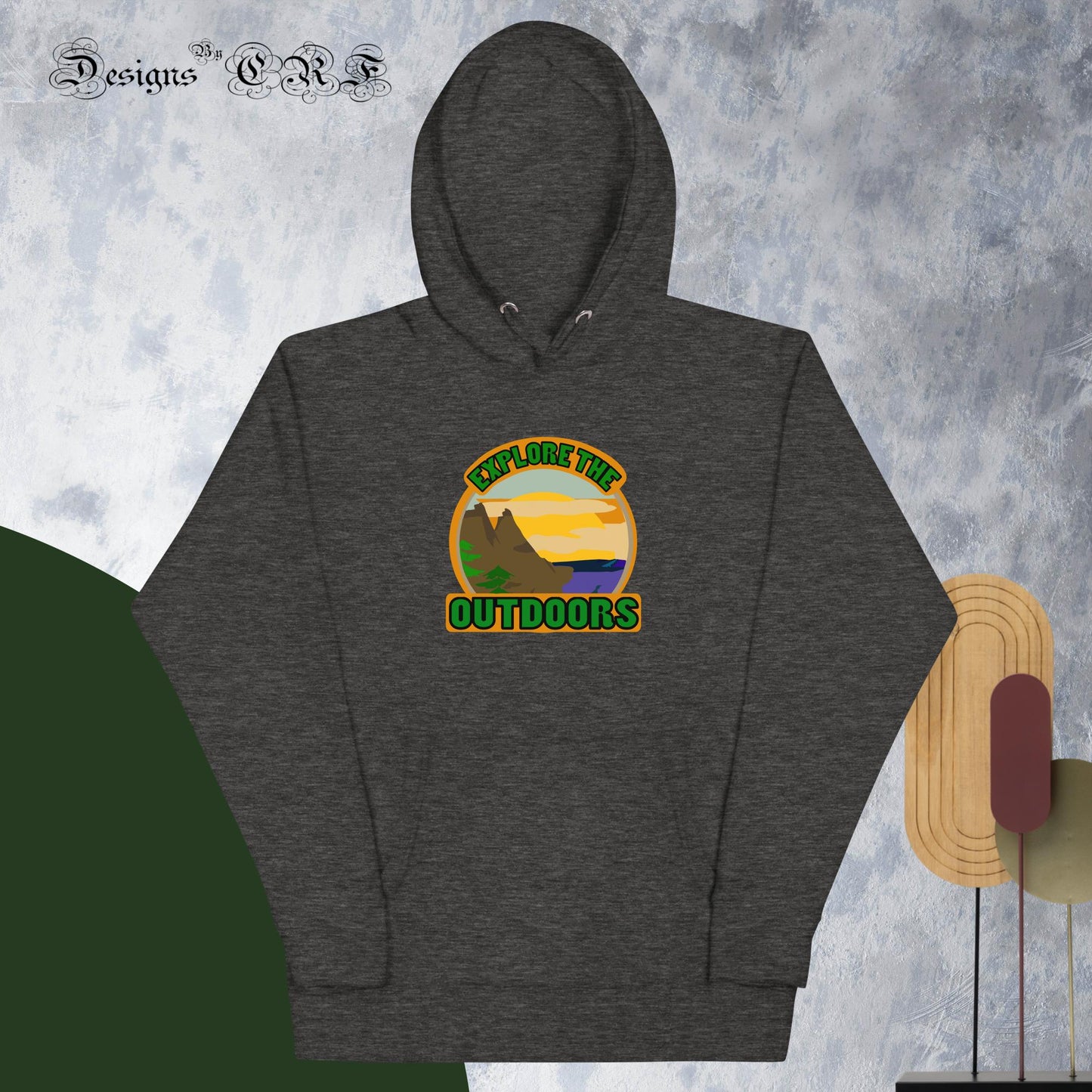 "Explore The Outdoors" Unisex Hoodie - Designs By CRF