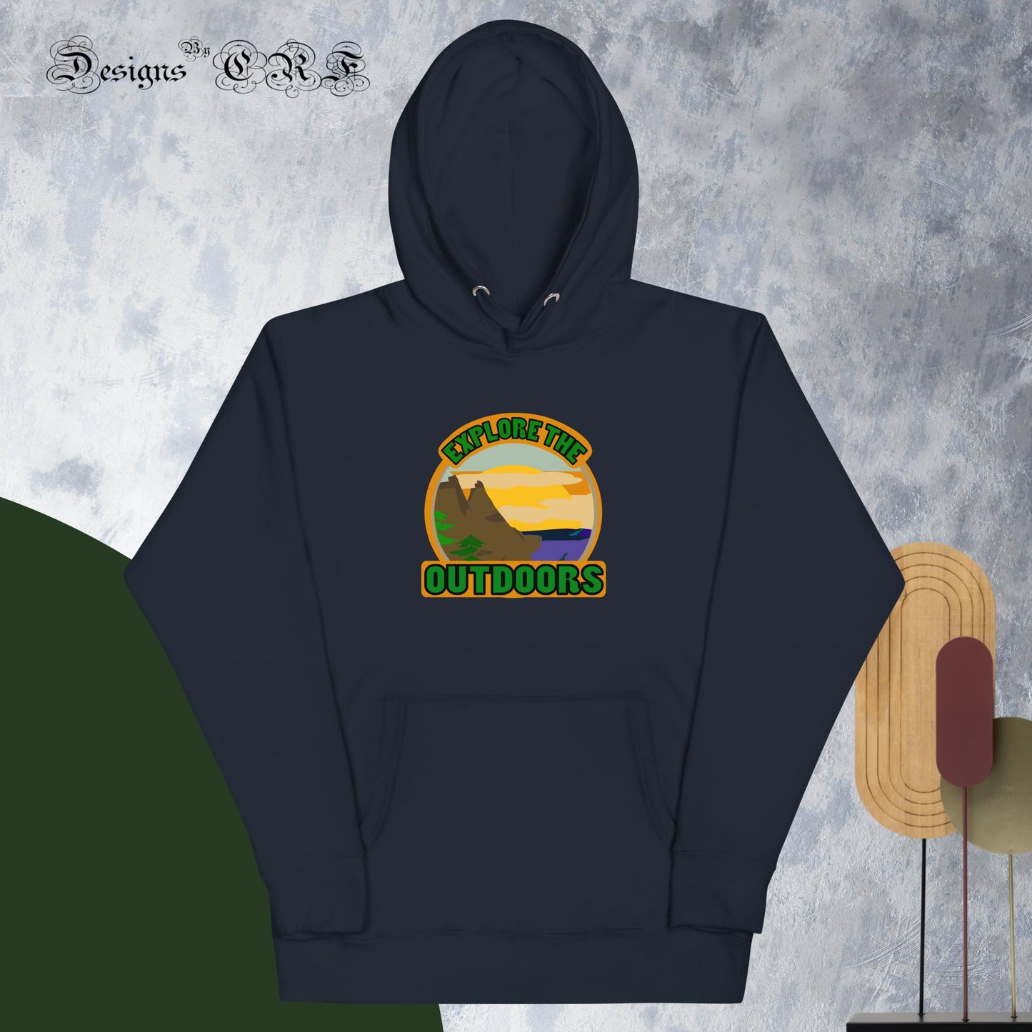 "Explore The Outdoors" Unisex Hoodie - Designs By CRF