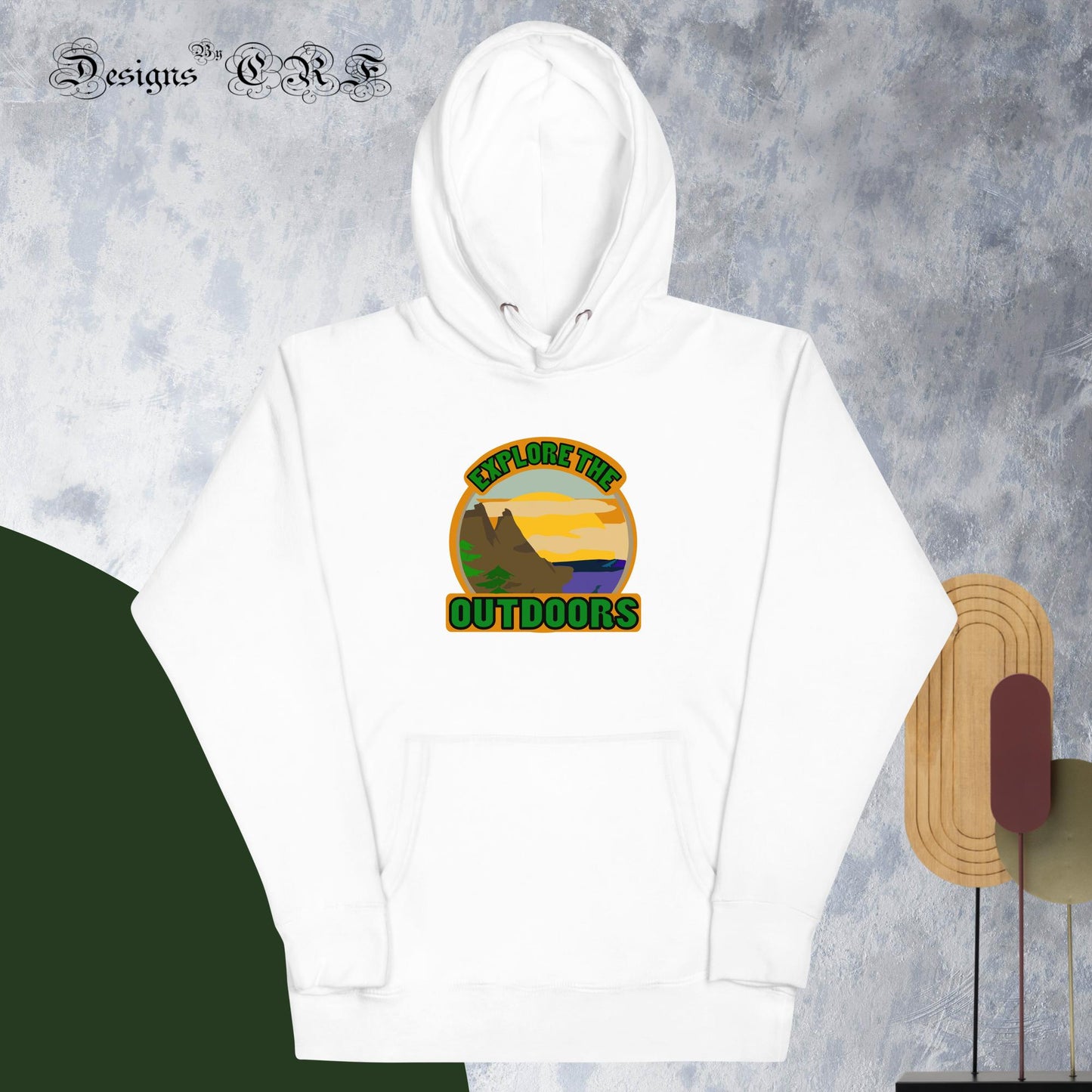 "Explore The Outdoors" Unisex Hoodie - Designs By CRF