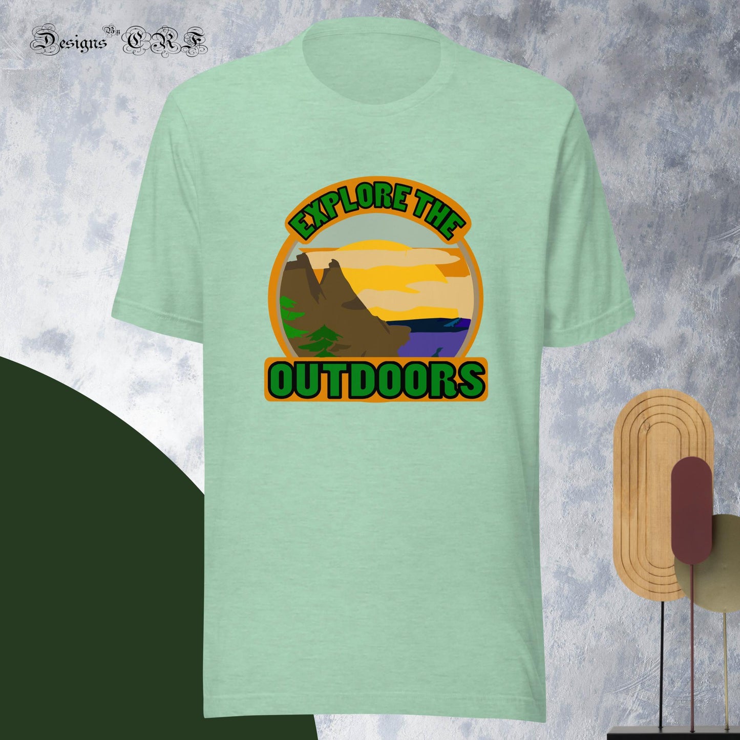 "Explore The Outdoors" Unisex t-shirt - Designs By CRF