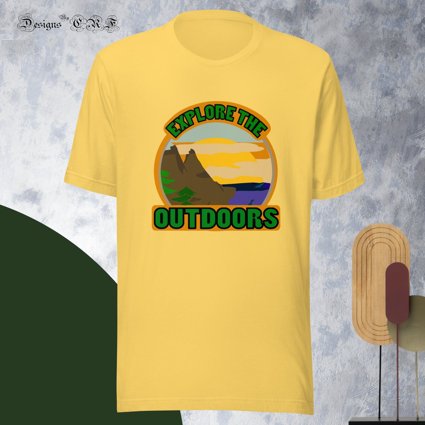 "Explore The Outdoors" Unisex t-shirt - Designs By CRF