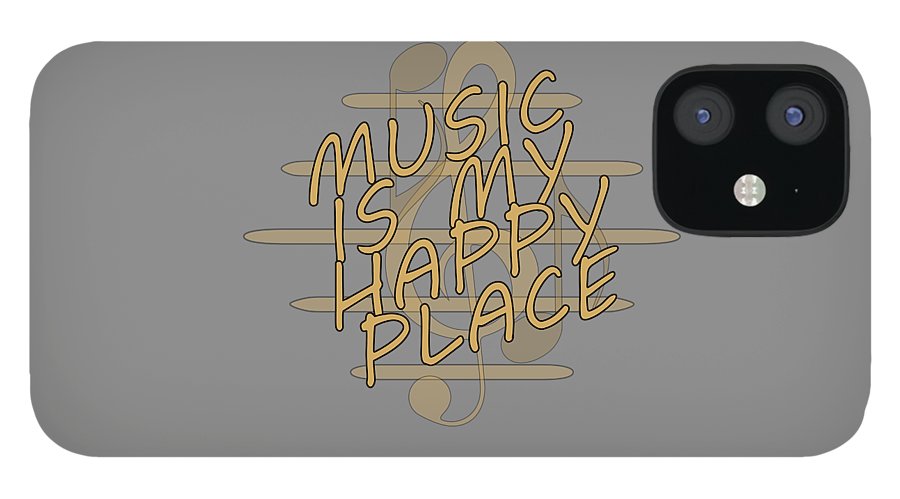 Music Is My Happy Place - Phone Case Designs By CRF