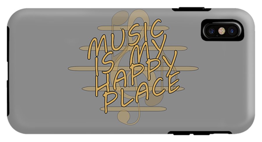 Music Is My Happy Place - Phone Case Designs By CRF