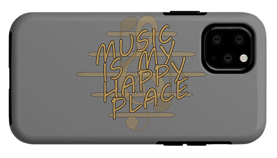 Music Is My Happy Place - Phone Case Designs By CRF