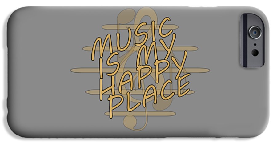 Music Is My Happy Place - Phone Case Designs By CRF