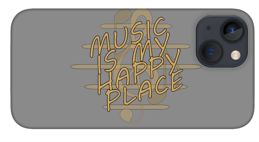 Music Is My Happy Place - Phone Case Designs By CRF