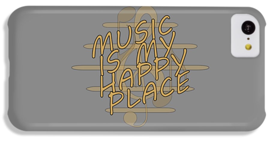 Music Is My Happy Place - Phone Case Designs By CRF