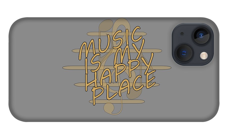 Music Is My Happy Place - Phone Case Designs By CRF