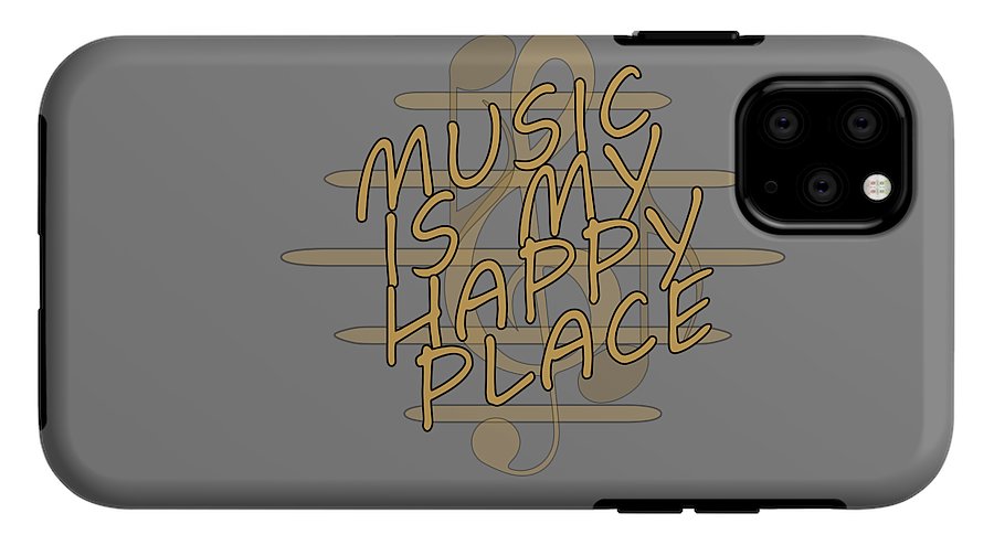 Music Is My Happy Place - Phone Case Designs By CRF