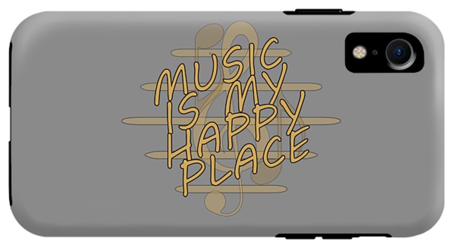 Music Is My Happy Place - Phone Case Designs By CRF