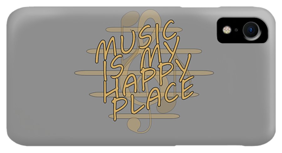 Music Is My Happy Place - Phone Case Designs By CRF