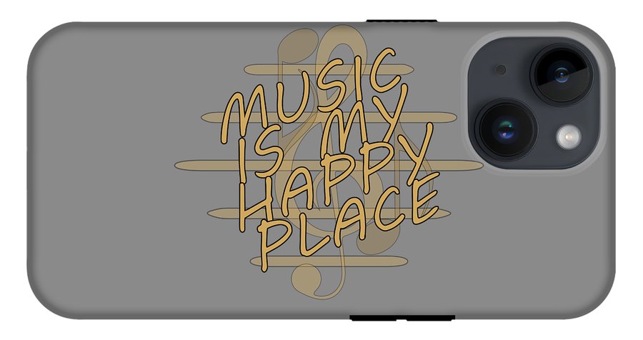 Music Is My Happy Place - Phone Case Designs By CRF