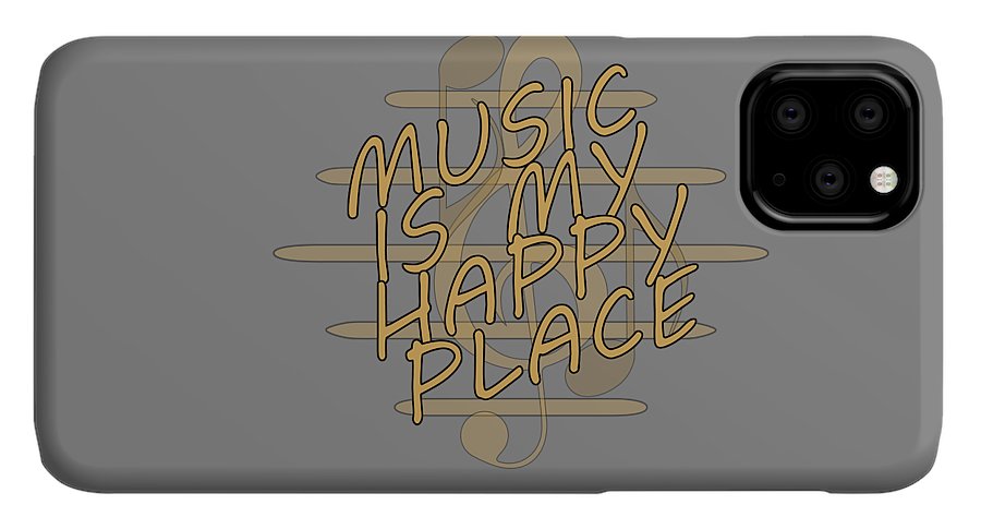 Music Is My Happy Place - Phone Case Designs By CRF