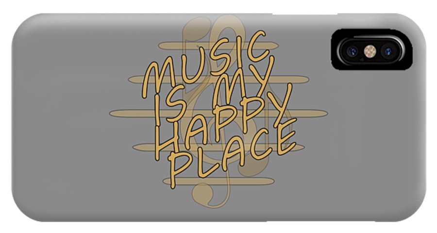 Music Is My Happy Place - Phone Case Designs By CRF