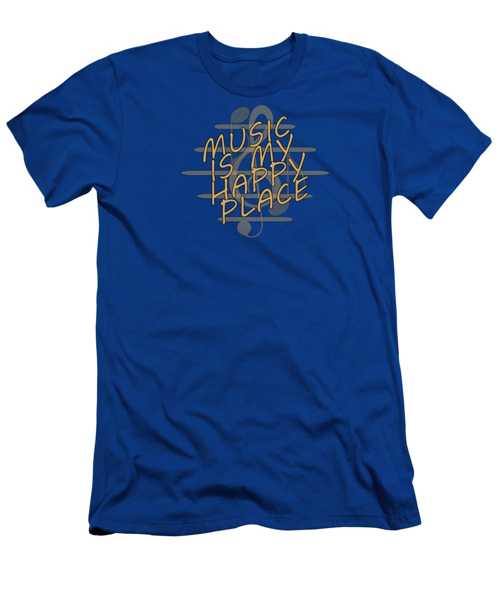 Music Is My Happy Place 2 - T-Shirt Designs By CRF