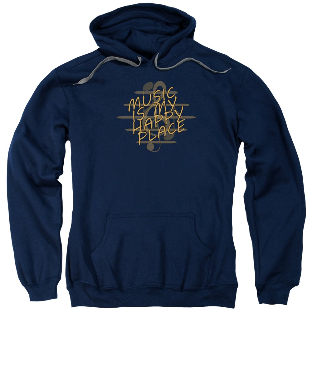 Music Is My Happy Place 2 - Sweatshirt Designs By CRF