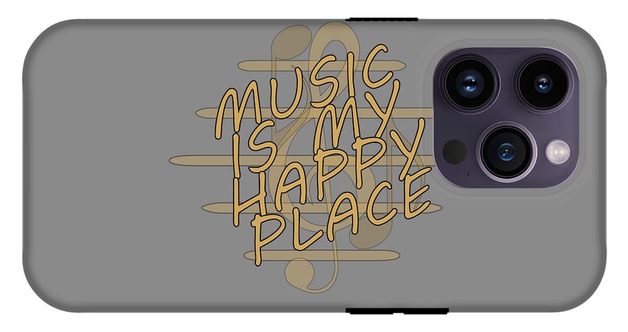 Music Is My Happy Place - Phone Case Designs By CRF