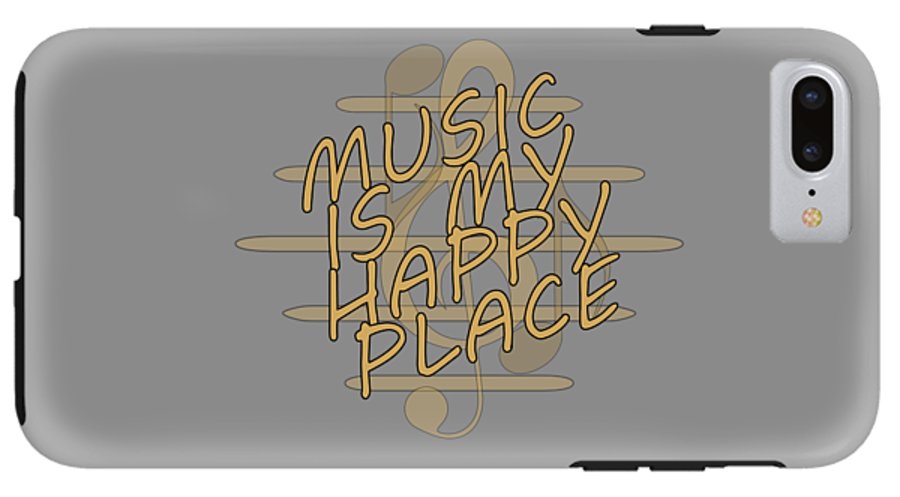 Music Is My Happy Place - Phone Case Designs By CRF