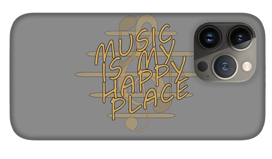 Music Is My Happy Place - Phone Case Designs By CRF