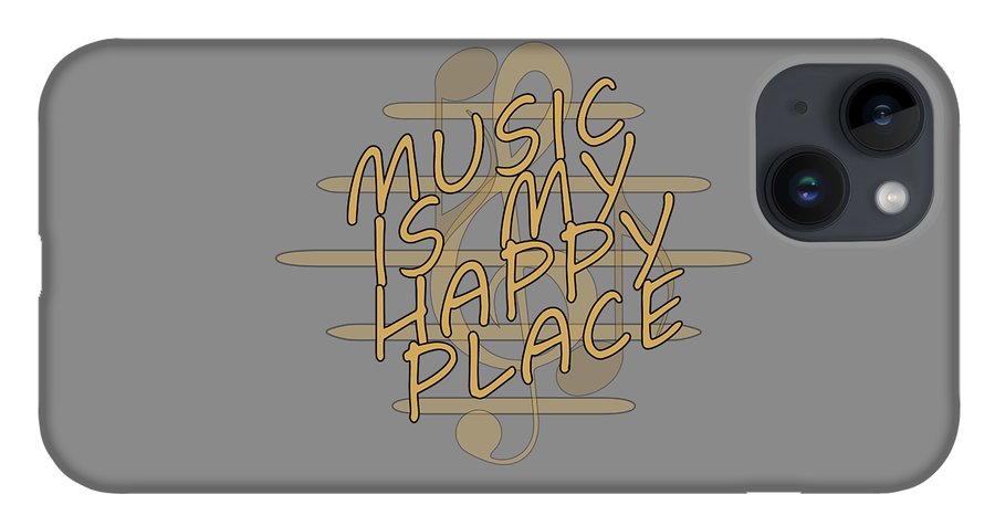 Music Is My Happy Place - Phone Case Designs By CRF