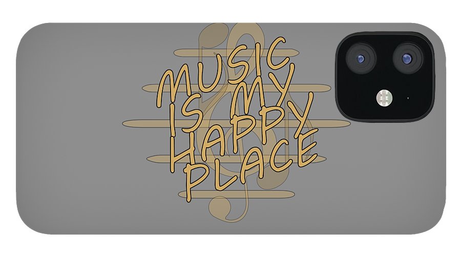 Music Is My Happy Place - Phone Case Designs By CRF