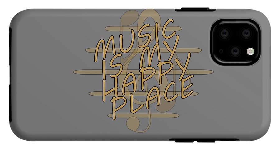 Music Is My Happy Place - Phone Case Designs By CRF