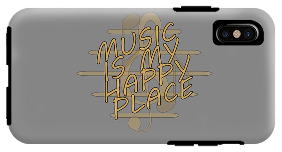 Music Is My Happy Place - Phone Case Designs By CRF