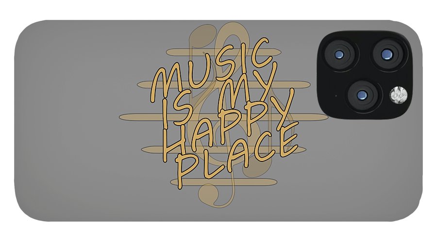 Music Is My Happy Place - Phone Case Designs By CRF