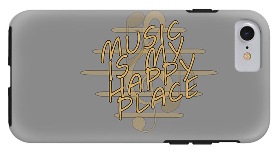 Music Is My Happy Place - Phone Case Designs By CRF