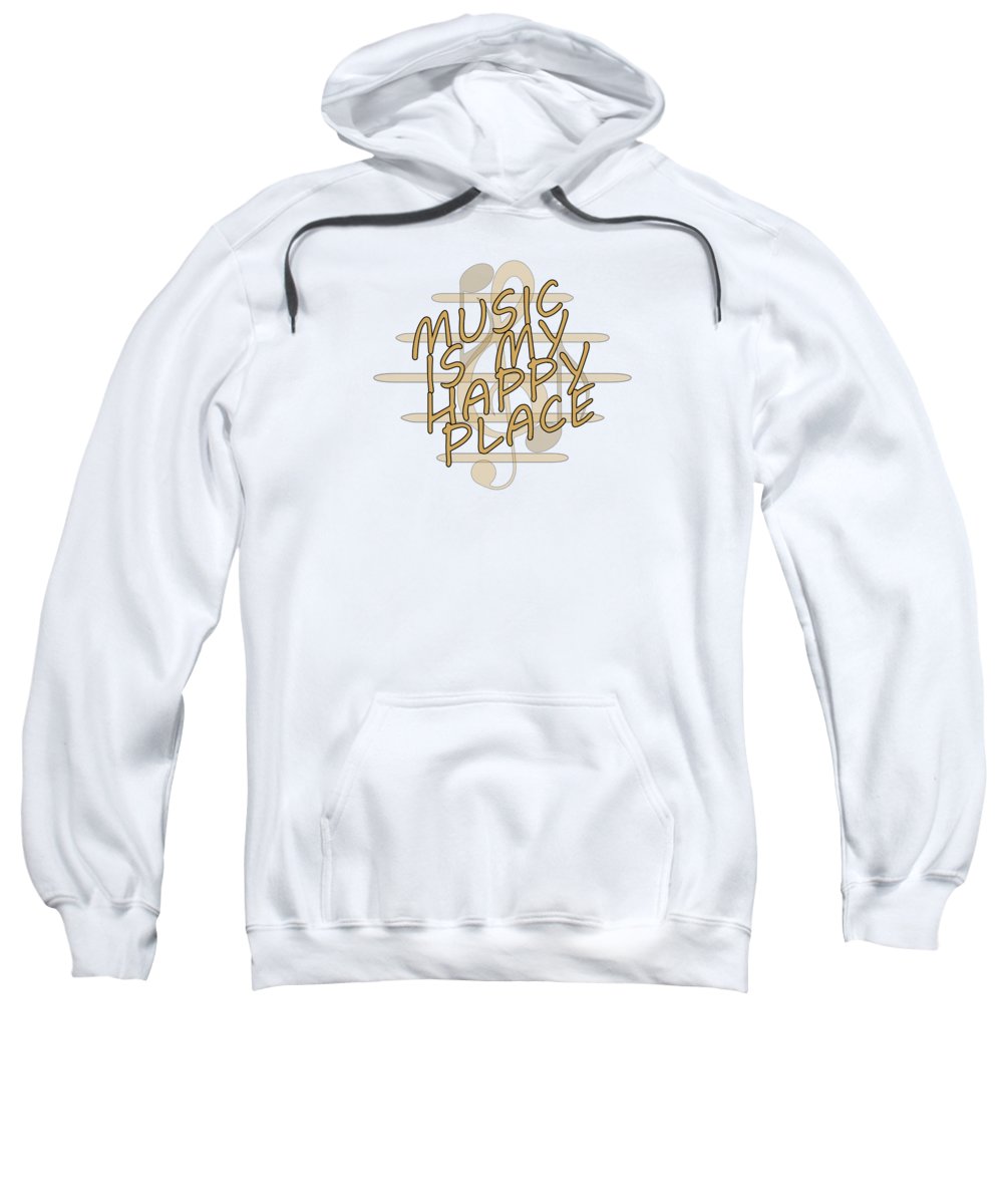 Music Is My Happy Place 2 - Sweatshirt Designs By CRF