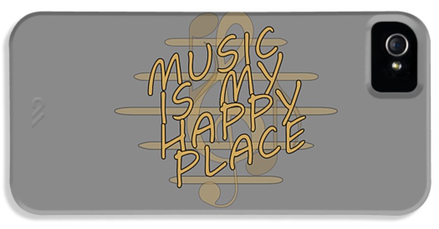 Music Is My Happy Place - Phone Case Designs By CRF