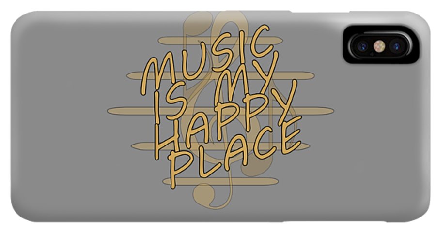 Music Is My Happy Place - Phone Case Designs By CRF