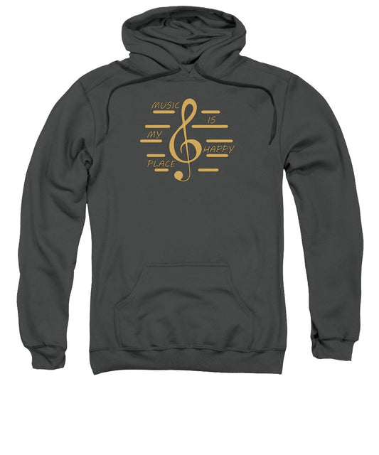 Music Is My Happy Place - Hoodie Designs By CRF